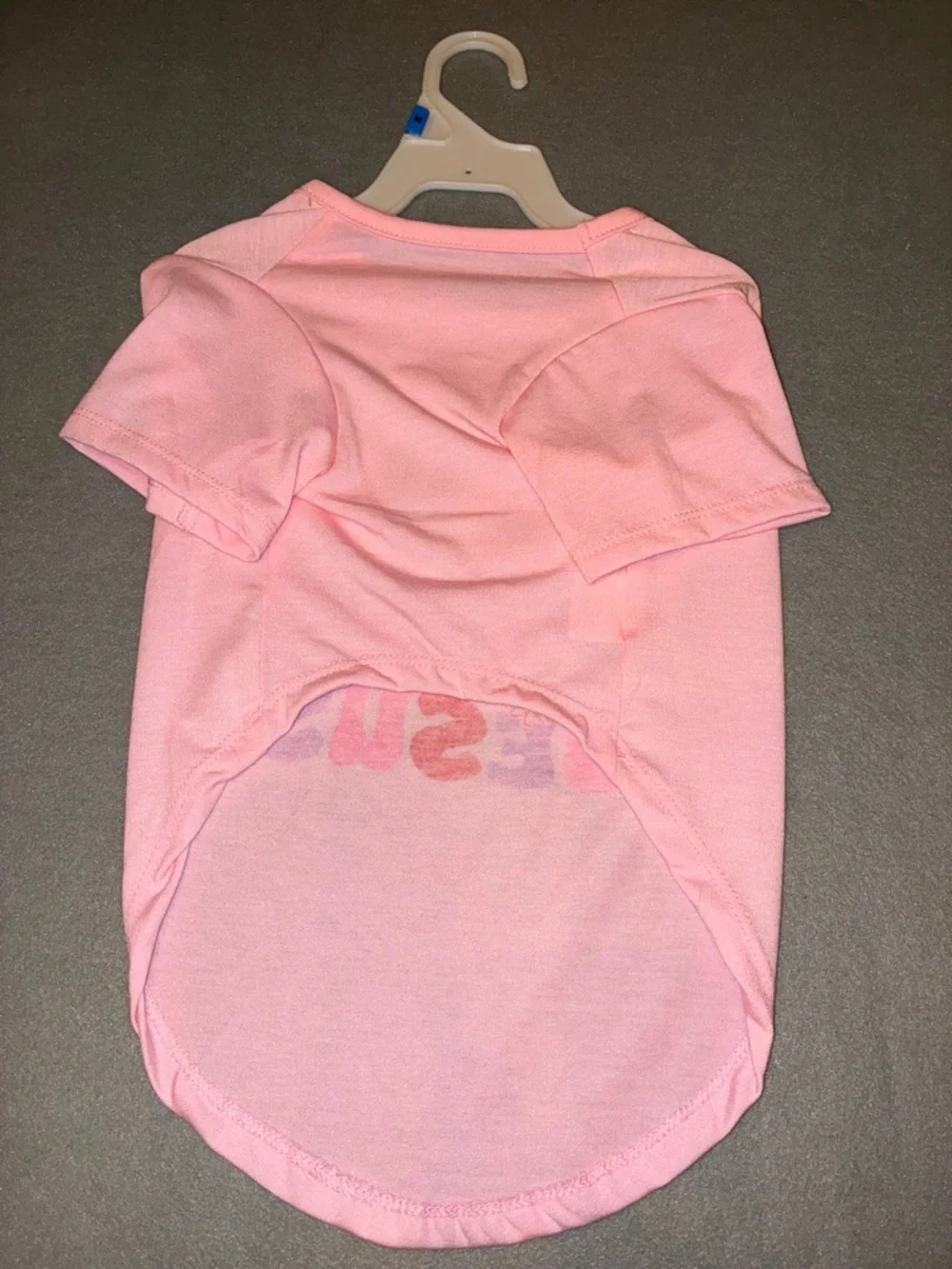 Love Like Jesus Pink Graphic Dog Tee Shirt